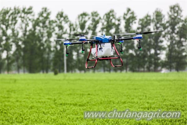 Precision farming drones for spraying fertilizer