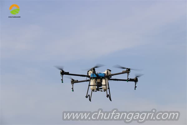 Professional uavs use in agriculture for spray