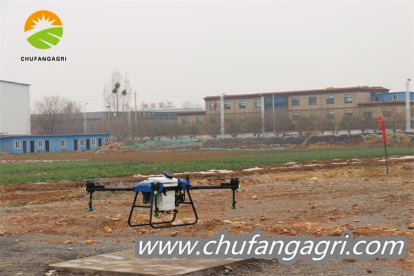 Crop spraying drone