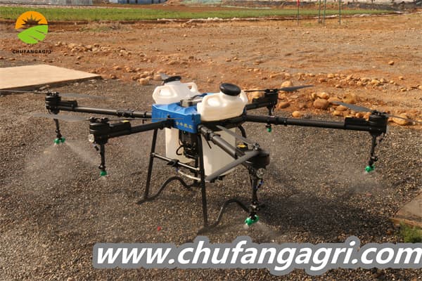 Drone technology in agriculture for spraying