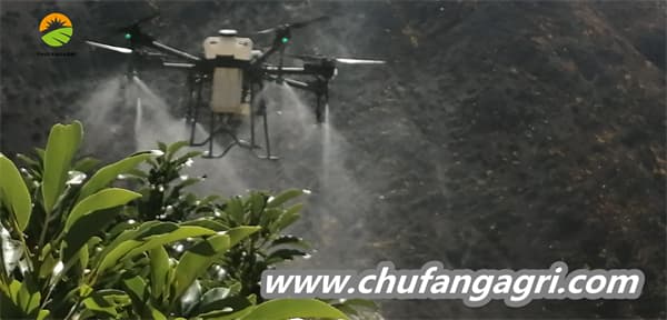 Test with agricultural drones