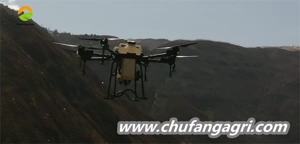 Test with agricultural drones